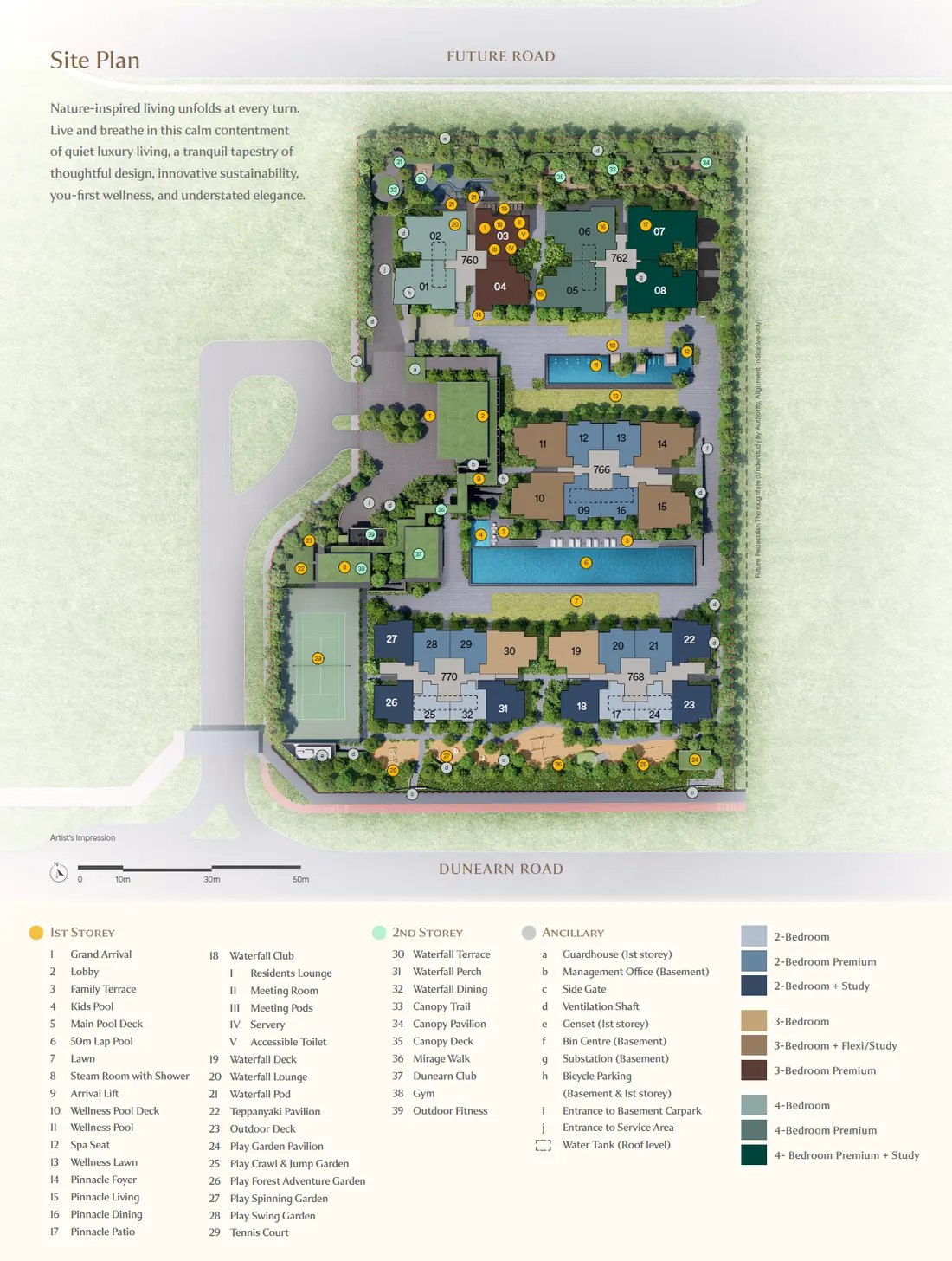 Dunearn House site plan